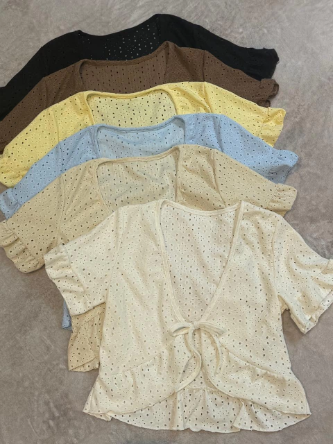 SAQUITO MANGA VOLADOS *BRODERIE DE PUNTO* (SALE) - comprar online