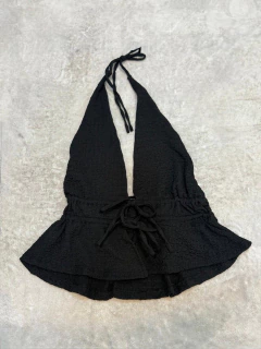 TOP HALTER CON TIRAS PARA ATAR *BAMBULA* - tienda online