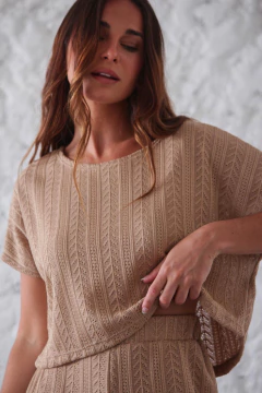 TOP MANGA JAPONESA *CROCHET TEJIDO* *SALE* - comprar online