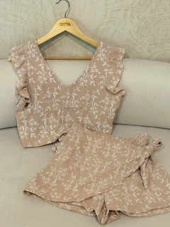 CONJUNTO TOP Y SKORT *CEY PUFFING* - CITTÀ