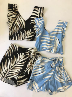 CONJUNTO TOP Y SKORT *SEDITA ESTAMPADA* - comprar online