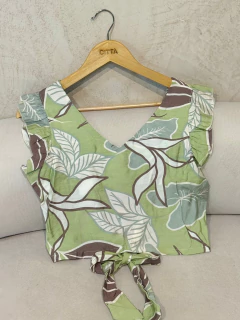 TOP ESPALDA LAZO *SEDITA ESTAMPADA* - CITTÀ