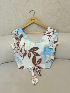 TOP ESPALDA LAZO *SEDITA ESTAMPADA* en internet