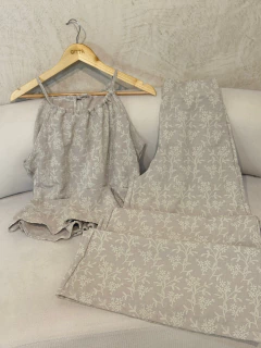 Imagen de CONJUNTO TOP Y MAXIPALAZO *LINO PUFFING*