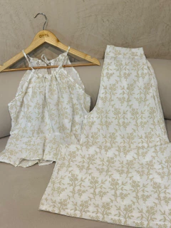 CONJUNTO TOP Y MAXIPALAZO *LINO PUFFING* - comprar online