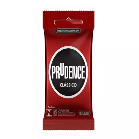 Preservativos Lubrificados 3 unidades Prudence Classico - 0A4023