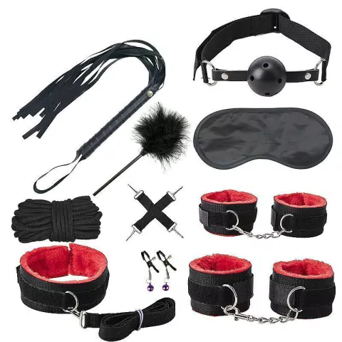 Kit Sado Black Wolf - Vermelho - 8116