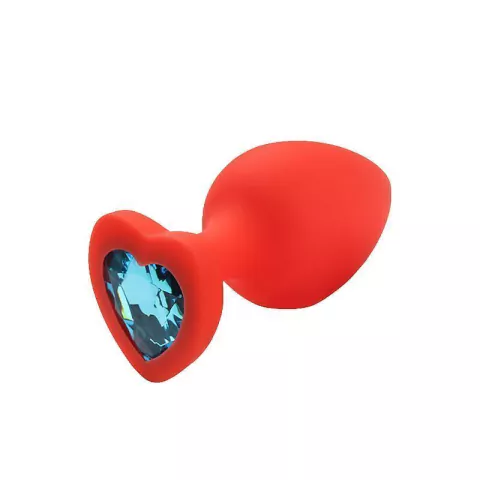 Plug Anal de Coracao em Silicone - Tamanho G - 7207