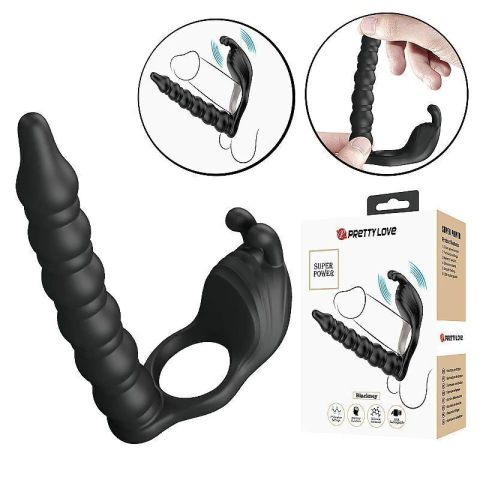 Anel Companheiro com Plug Anal Escalonado - Balckney - 8559 - comprar online