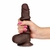 Penis Super Realístico Dupla Camada SLIDY - 17,8 x 3,6cm - 7654 na internet