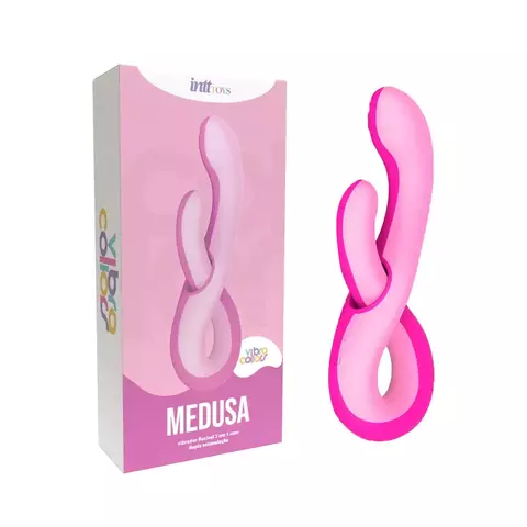 Medusa Vibrador Flexível 2 Em 1 Com Dupla Estimulação Intt