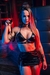 Fantasia Policial Sexy Top e Saia Em Cirre -3080 - comprar online