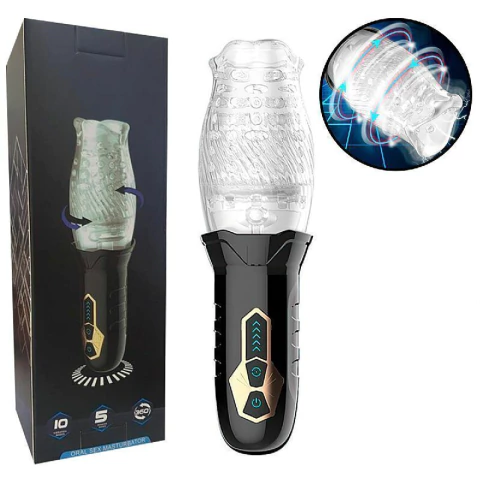 Masturbador Lanterna Para Glande - Recarregavel / com Rotacao - 8633 - comprar online