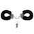 Algemas de Metal Revestida com Pelucia Fur Love Cuffs - AL001-Preto