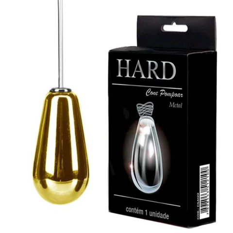 Cone Vaginal De Metal Dourado 30g Hard - HA122-30