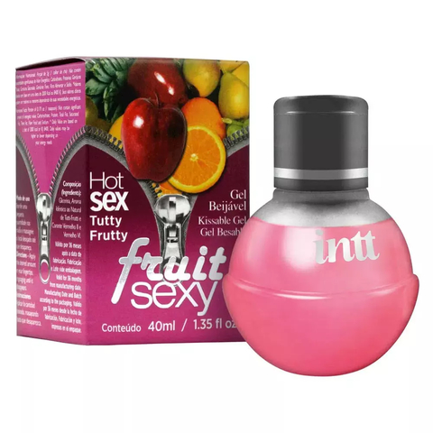 Fruit Sexy Gel Beijavel Sabor Tutty Frutty 40ml Intt - 7954