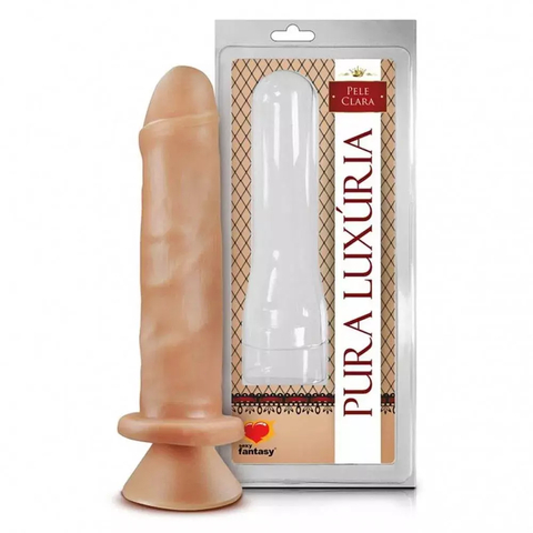 Protese Pura Luxuria Realistico com Ventosa 17,4 x 4cm - PV003