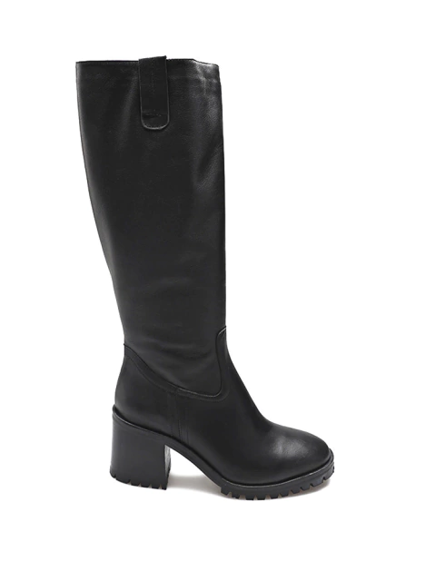 Bota Terry Cuero Negro - comprar online