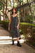 Vestido Aisha Preto Florido