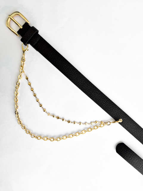 Cinto Heart Corrente Dourado - comprar online