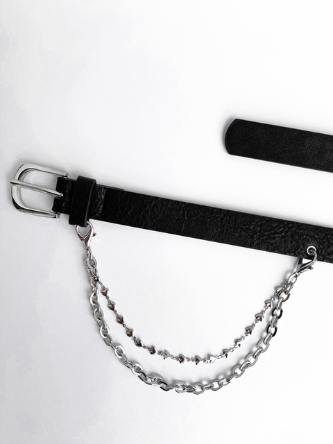 Cinto Heart Corrente Preto - comprar online