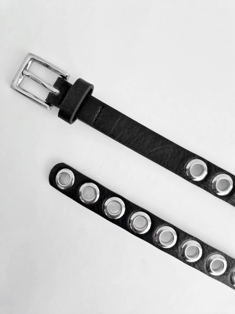 Cinto Evy Ilhós Preto - comprar online