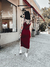 Vestido Midi Catharine Bordô