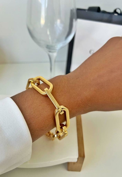 Pulseira Elos Átria Banhada - comprar online