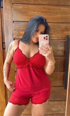 Short Doll Vermelho - comprar online