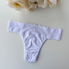 Calcinha Tanga Algodão Branca na internet