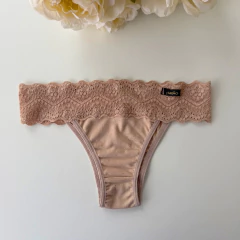 Calcinha Tanga Algodão Nude - comprar online