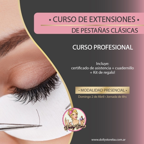 CAPACITACION PRESENCIAL DE EXTENSIONES DE PESTAÑAS CLÁSICAS NIVEL INICIAL
