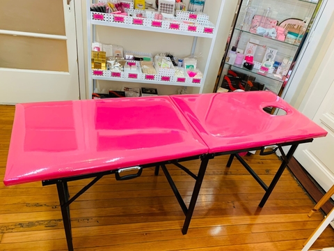 CAMILLA REFORZADA PLASTIFICADA CON ORIFICIO - comprar online