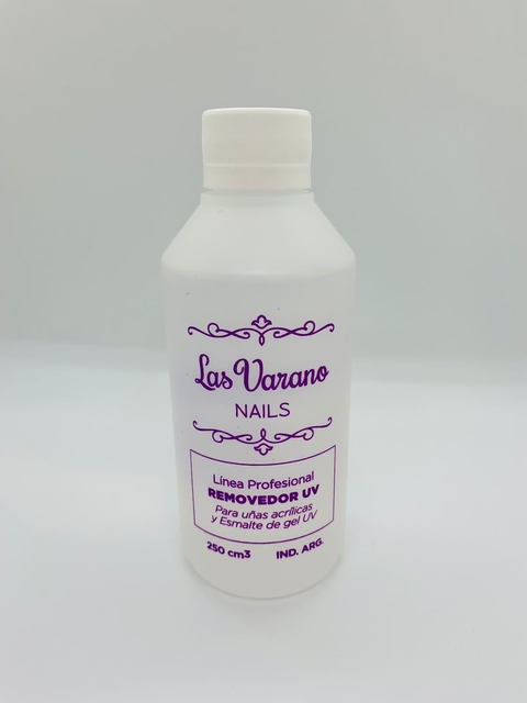REMOVEDOR UV SEMIPERMANENTE 250 ml LAS VARANO