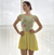 Saia Mi-Longue (Canary Fairy - Amarelo) - comprar online