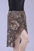 Saia Longue Wrap (Floral Coffee) - comprar online