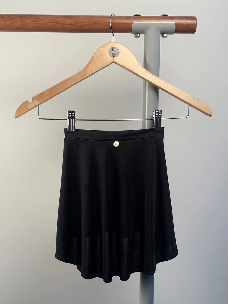 Saia Petite Mi-Longue (Odile - Preta) - Infantil