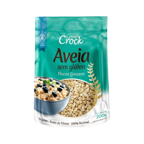 Aveia Flocos Grossos Sem Glúten - Cereal Crock (200g)