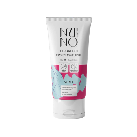 BB Cream Natural FPS 35 - Bege Médio | Nuno Cosméticos (50ml)