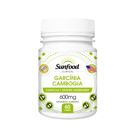Garcínia Cambogia - Sunfood (600mg) - 60 Cápsulas