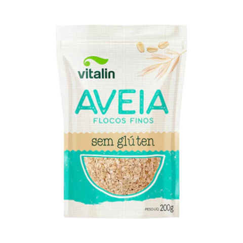 Aveia em Flocos Finos - Vitalin (200g)