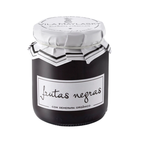 Geleia de Frutas Negras com Açúcar Demerara - Vila Maylasky (250ml)