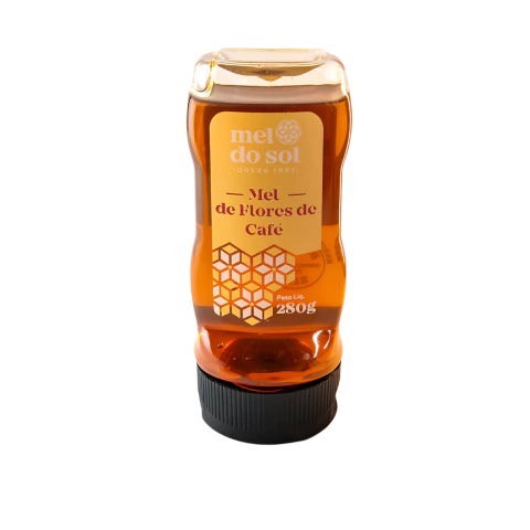Mel Flores de Café em Bisnaga - Mel Do Sol (280g)