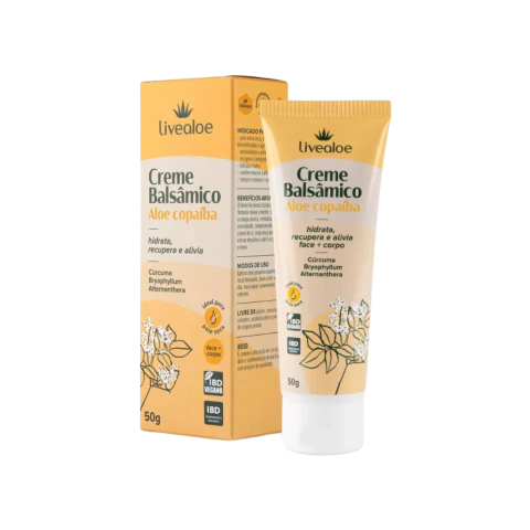 Creme Balsâmico Aloe Copaíba - Livealoe (50g)