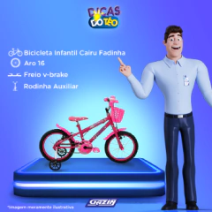 Bic Aro16 Com Cesta Fem. Fadinha Cairu - 319370 - comprar online