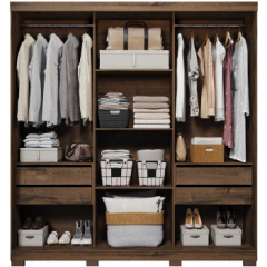 Roupeiro Panan Buzios 100 Mdf 3pts 4 Gvs - 60010249-0126 - PC / 4 - loja online