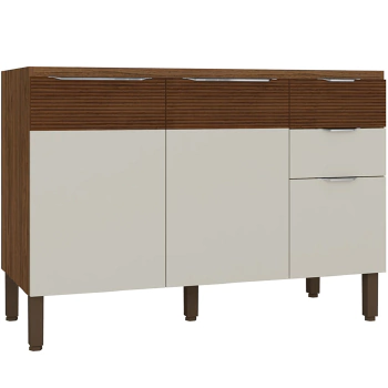 Balcao Kits Parana Vivi Luz 1,20m 3pt 2gvs C/ Tamp - 2625 - PC / 3