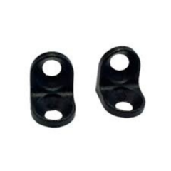 Cantoneira 2 Furos Aliviada Plastico Preto Leve C 500