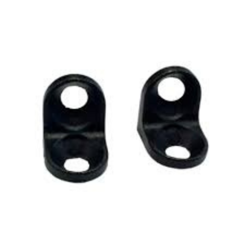 Cantoneira 2 Furos Aliviada Plastico Preto Leve C 500