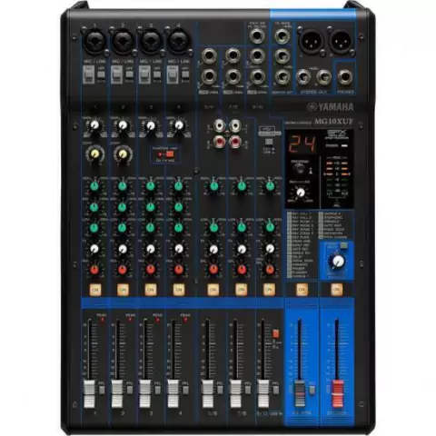 Mesa de Som 110V MG10XUF Preta YAMAHA